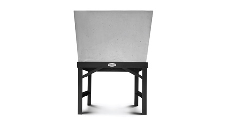 concrete laundry sink